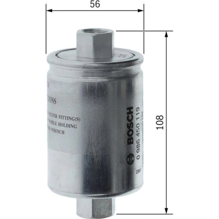 Kraftstofffilter 0 986 450 119 Kraftstofffilter 0 986 450 119