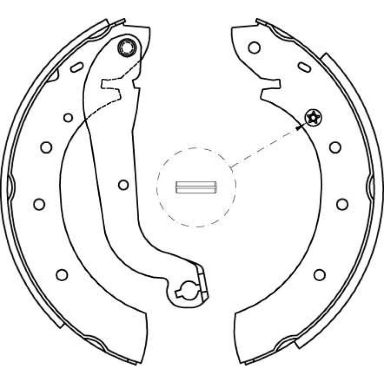 Bremsbackensatz GS8622