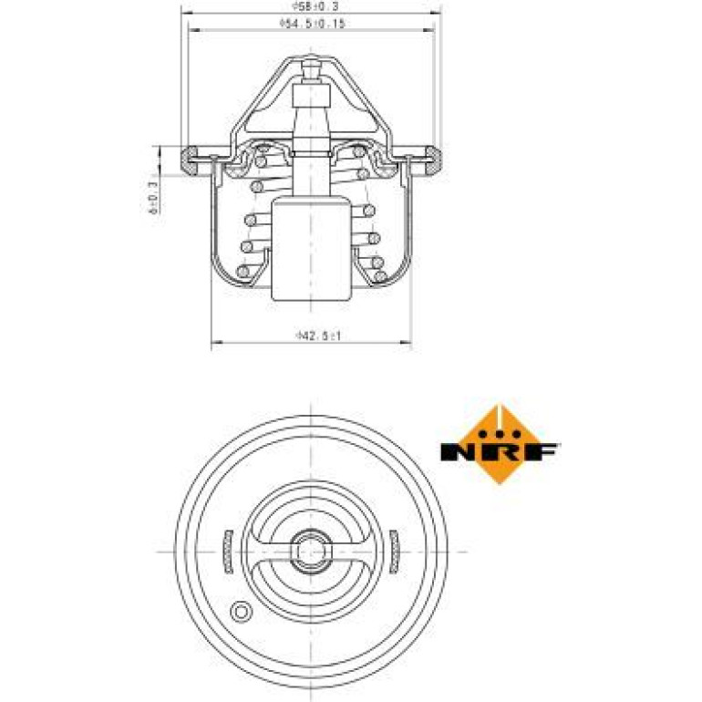 Thermostat, Kühlmittel 725208 Thermostat, Kühlmittel 725208
