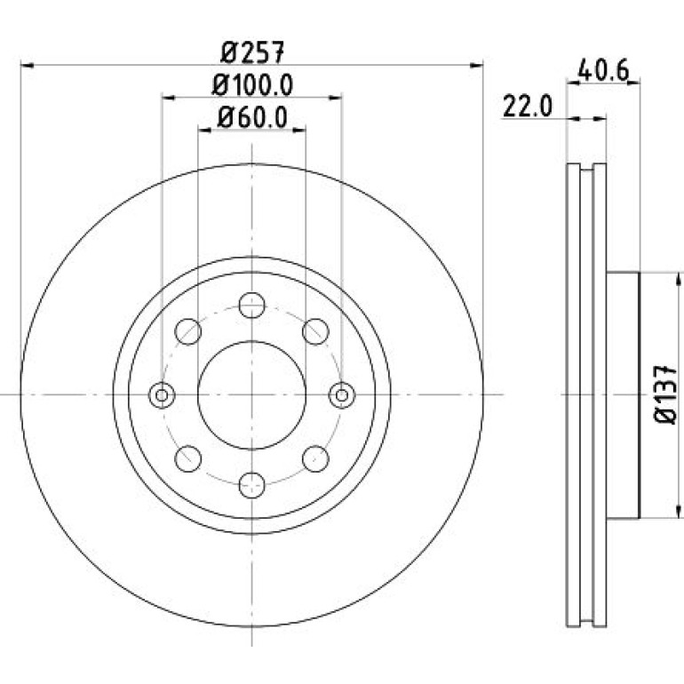 Bremsscheibe 8DD 355 112-581 Bremsscheibe 8DD 355 112-581