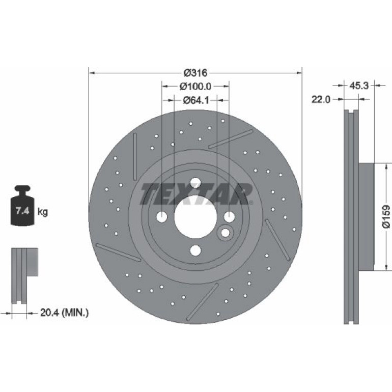 Bremsscheibe 92279105 Bremsscheibe 92279105