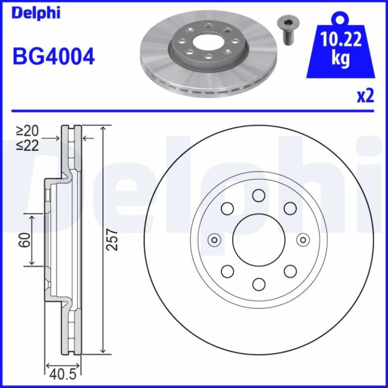 Bremsscheibe BG4004
