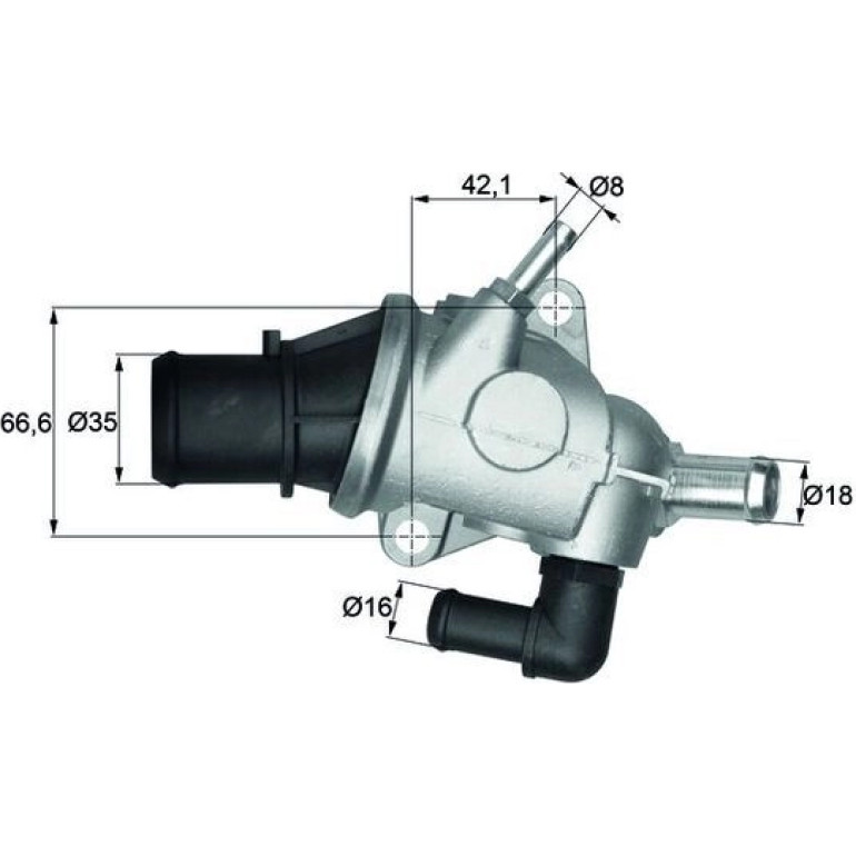 Thermostat, Kühlmittel TI 125 88