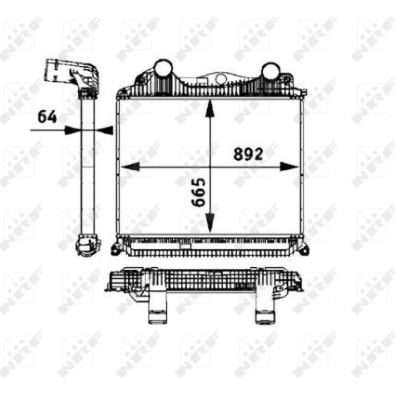 Ladeluftkühler 30206