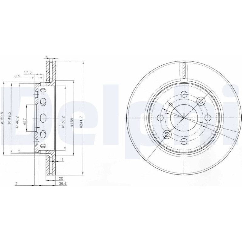 Bremsscheibe BG3074 Bremsscheibe BG3074