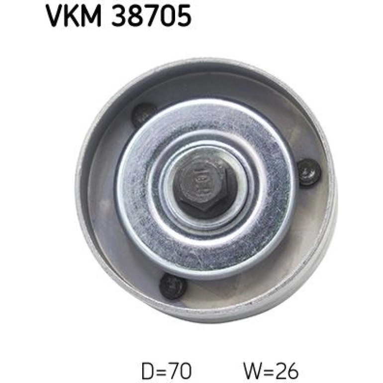 Umlenk-/Führungsrolle, Keilrippenriemen VKM 38705 Umlenk-/Führungsrolle, Keilrippenriemen VKM 38705
