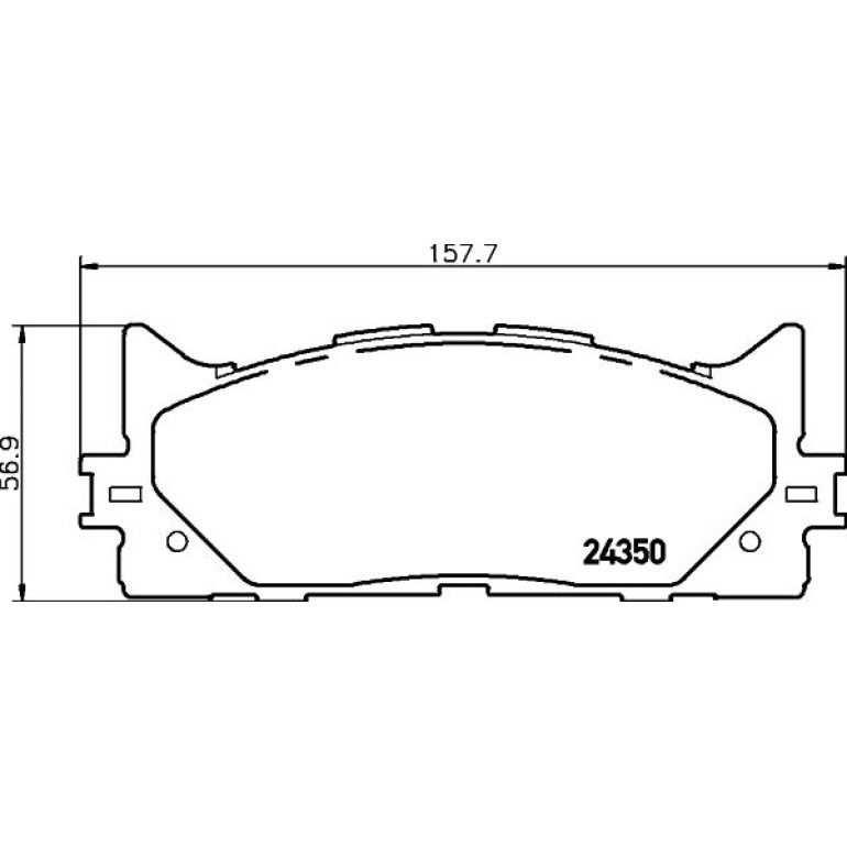 Bremsbelagsatz, Scheibenbremse 8DB 355 012-401 Bremsbelagsatz, Scheibenbremse 8DB 355 012-401