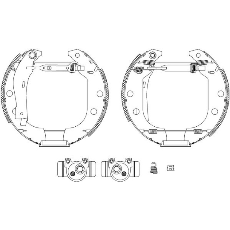 Bremsbackensatz 8DB 355 003-691