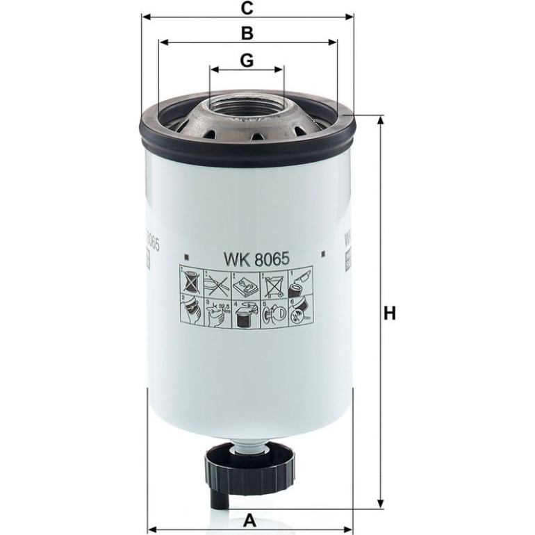 Kraftstofffilter WK 8065 Kraftstofffilter WK 8065