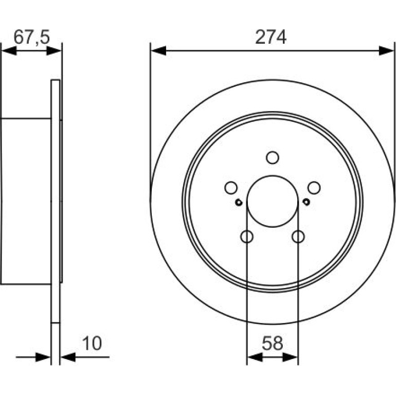 Bremsscheibe 0 986 479 A82 Bremsscheibe 0 986 479 A82