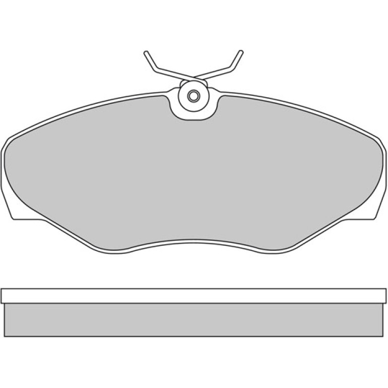 Bremsbelagsatz, Scheibenbremse 1170110 Bremsbelagsatz, Scheibenbremse 1170110