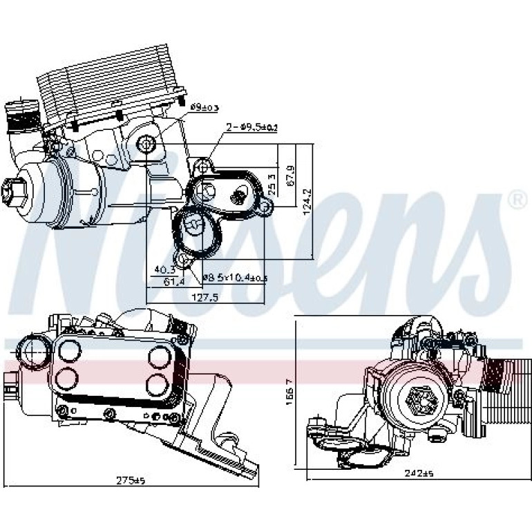 Ölkühler, Motoröl 90924