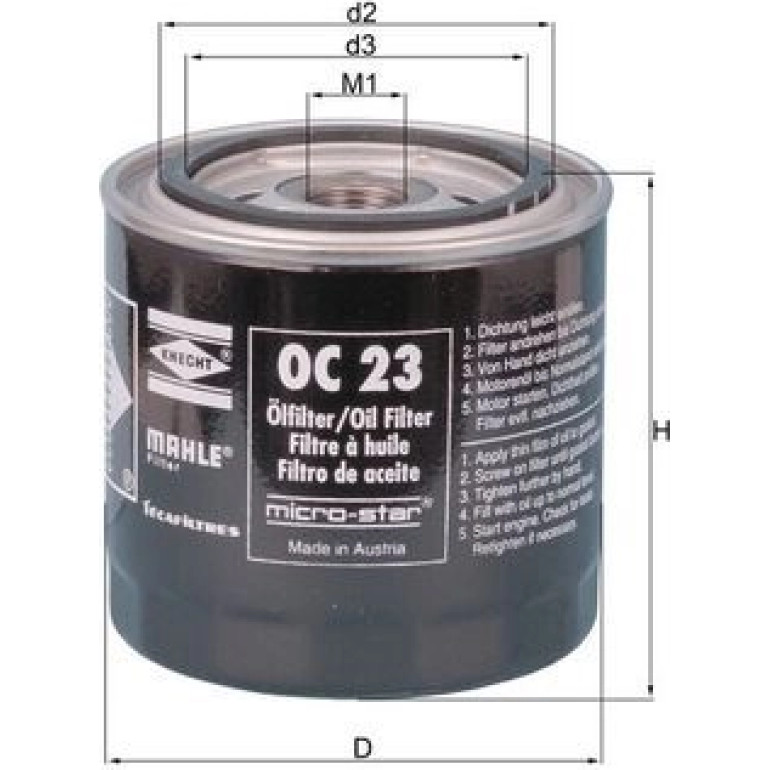 Ölfilter OC 23 OF