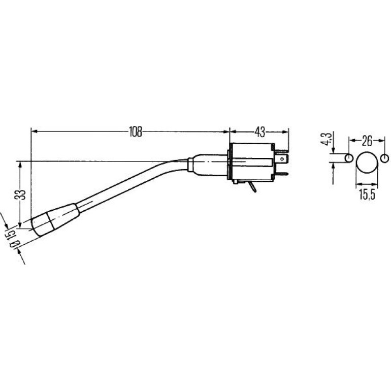Lenkstockschalter 6BA 001 539-001 Lenkstockschalter 6BA 001 539-001