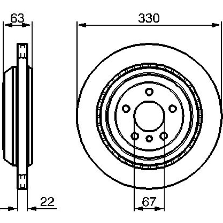 Bremsscheibe 0 986 479 285 Bremsscheibe 0 986 479 285