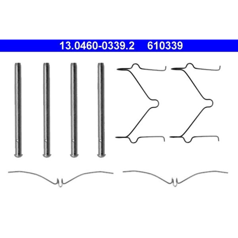 Zubehörsatz, Scheibenbremsbelag 13.0460-0339.2 Zubehörsatz, Scheibenbremsbelag 13.0460-0339.2