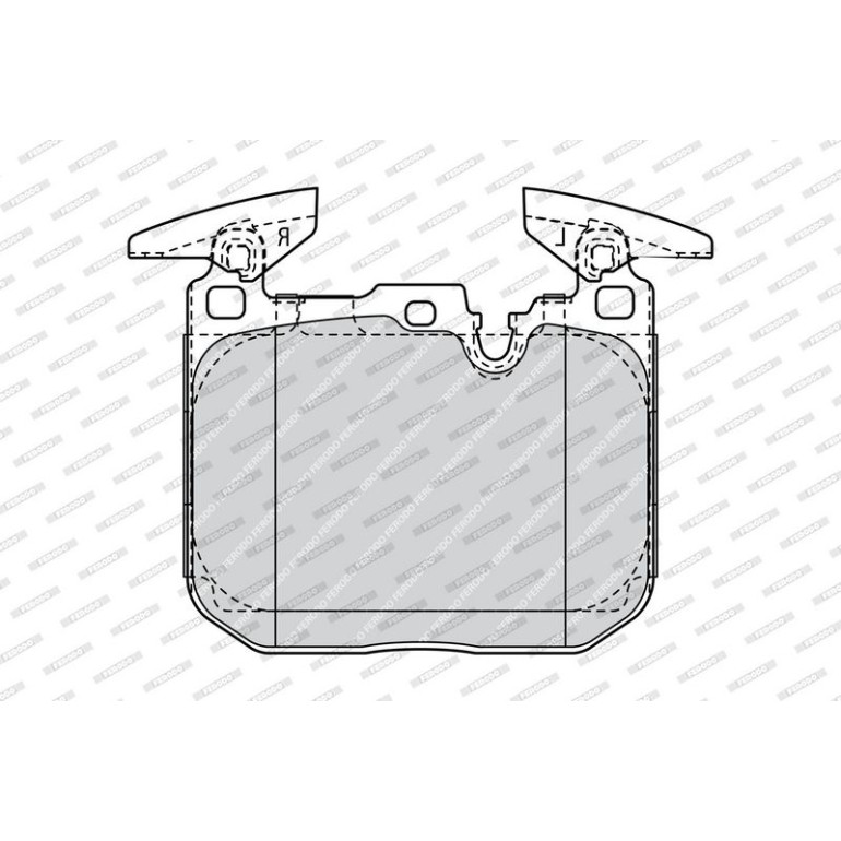 Bremsbelagsatz, Scheibenbremse FDB4611