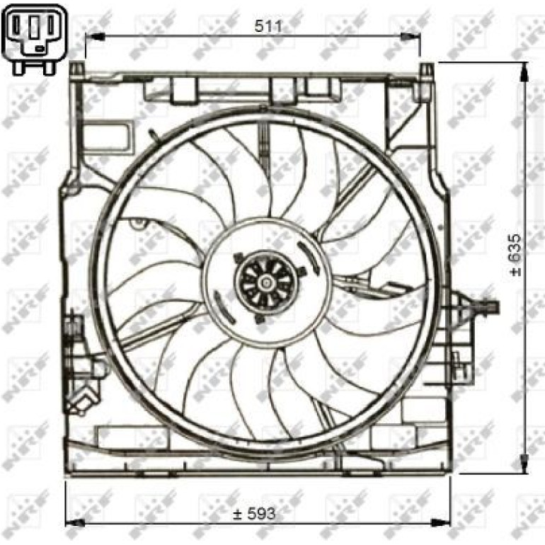 Lüfter, Motorkühlung 47734 Lüfter, Motorkühlung 47734
