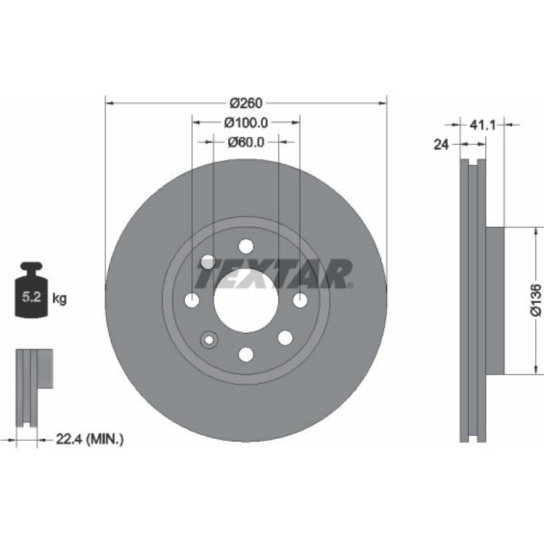 Bremsscheibe 92111103 Bremsscheibe 92111103