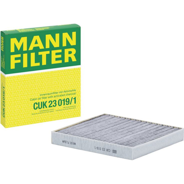 MANN-FILTER CUK 23 019/1 Innenraumfilter, Aktivkohlefilter MANN-FILTER CUK 23 019/1 Innenraumfilter, Aktivkohlefilter