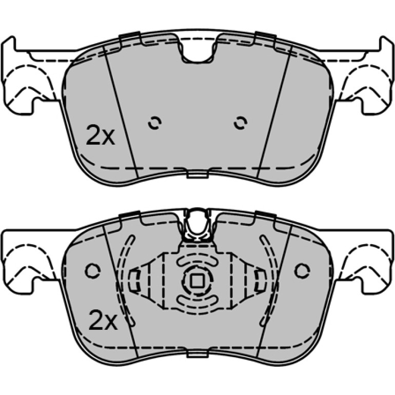 Bremsbelagsatz, Scheibenbremse 1170804 Bremsbelagsatz, Scheibenbremse 1170804