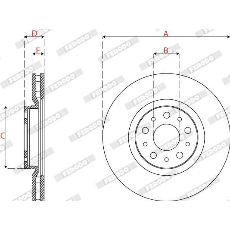 Bremsscheibe DDF2776C Bremsscheibe DDF2776C