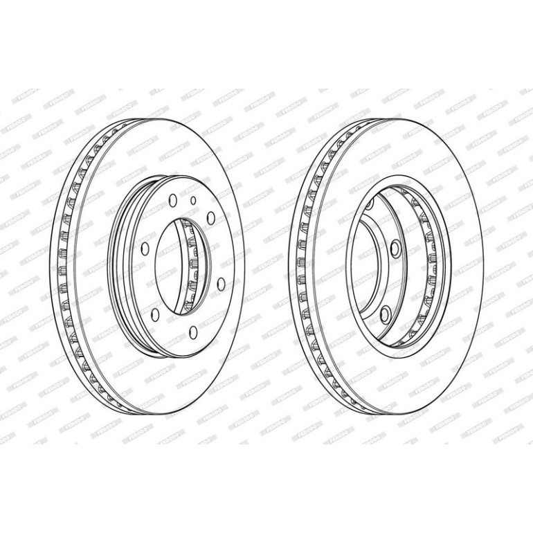 Bremsscheibe DDF2462C-1