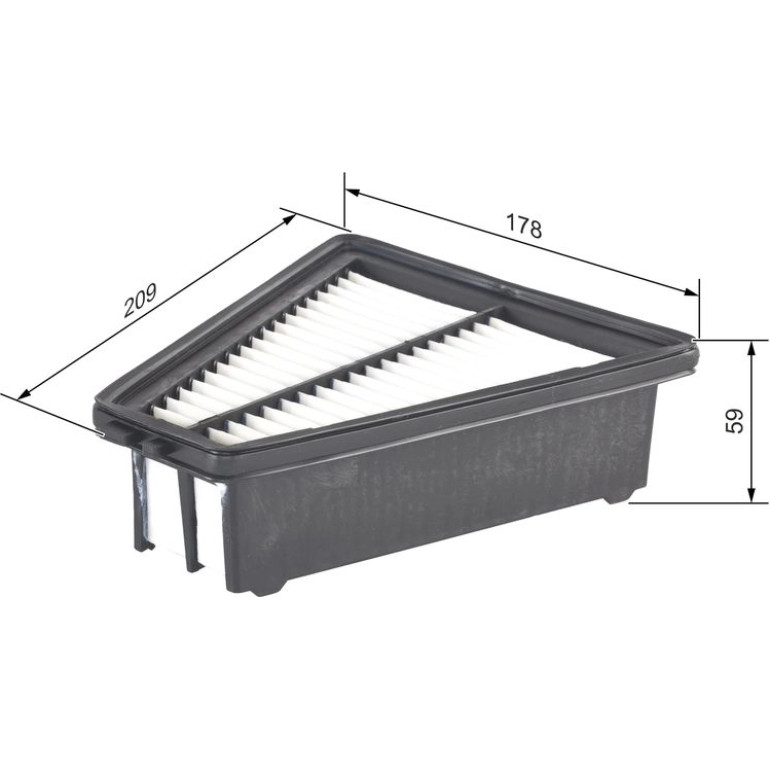 BOSCH F 026 400 417 Luftfilter BOSCH F 026 400 417 Luftfilter