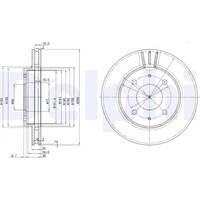 Bremsscheibe BG3202