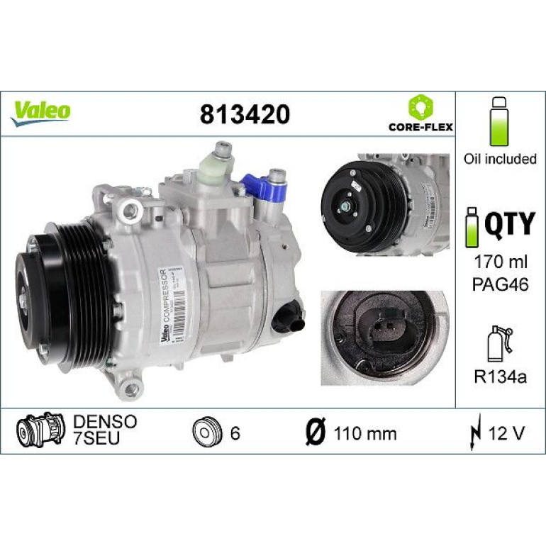 Kompressor, Klimaanlage 813420 Kompressor, Klimaanlage 813420