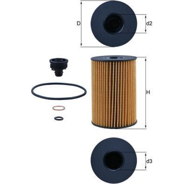Ölfilter OX 353/7D