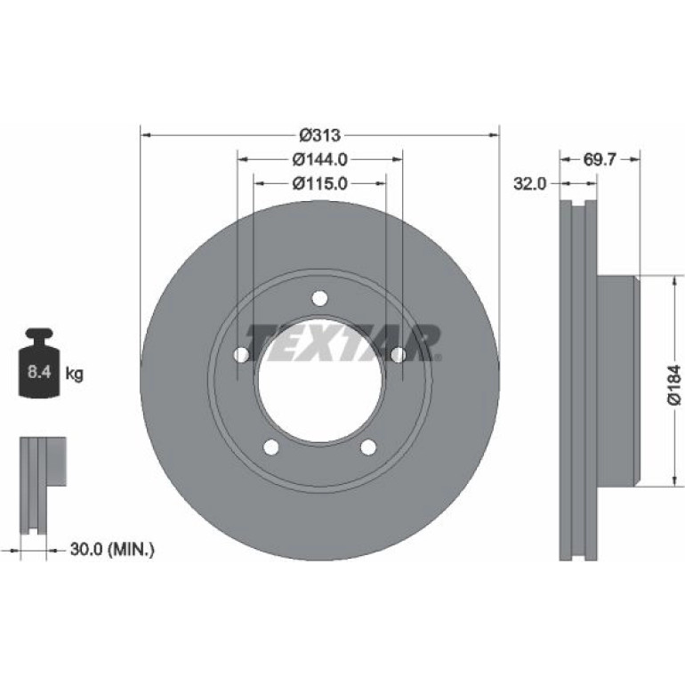Bremsscheibe 92108103