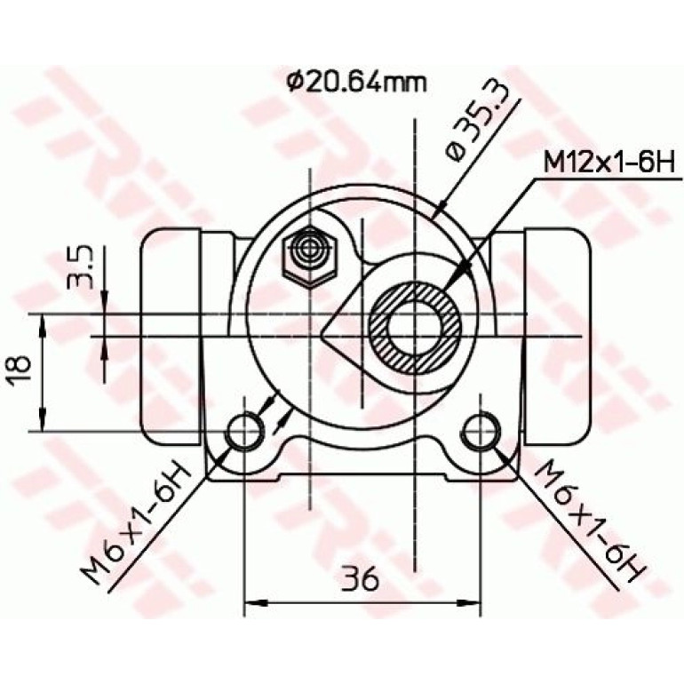Radbremszylinder BWF171