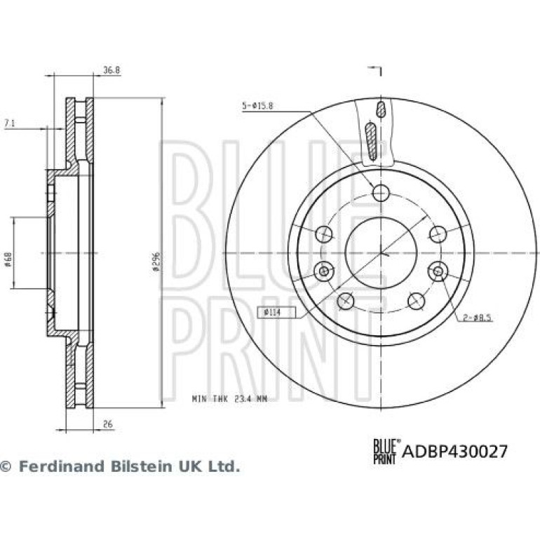 Bremsscheibe ADBP430027