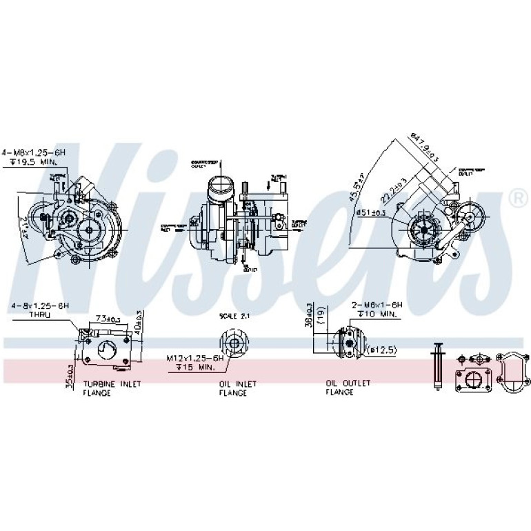 Nissens Turbolader 93158 Nissens Turbolader 93158