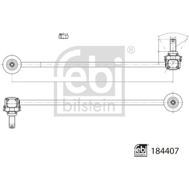 FEBI BILSTEIN 184407 Koppelstange FEBI BILSTEIN 184407 Koppelstange