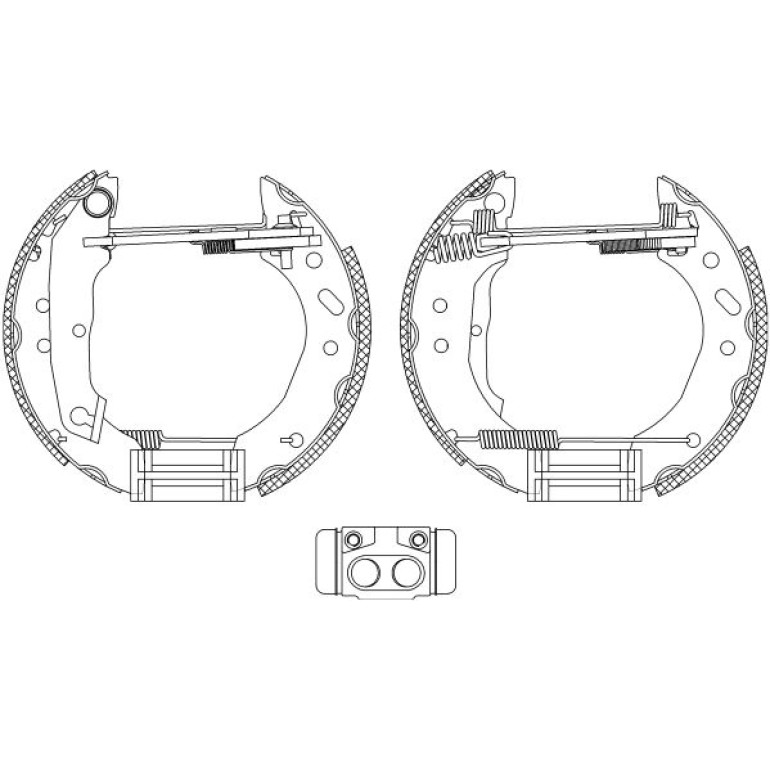 Bremsbackensatz 8DB 355 005-011 Bremsbackensatz 8DB 355 005-011