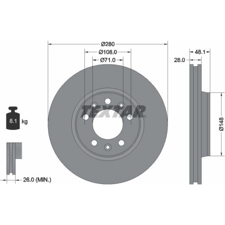 Bremsscheibe 92156903 Bremsscheibe 92156903