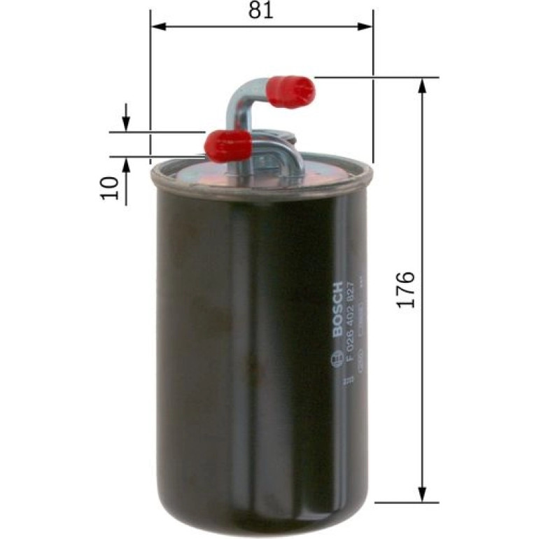 Kraftstofffilter F 026 402 827 Kraftstofffilter F 026 402 827
