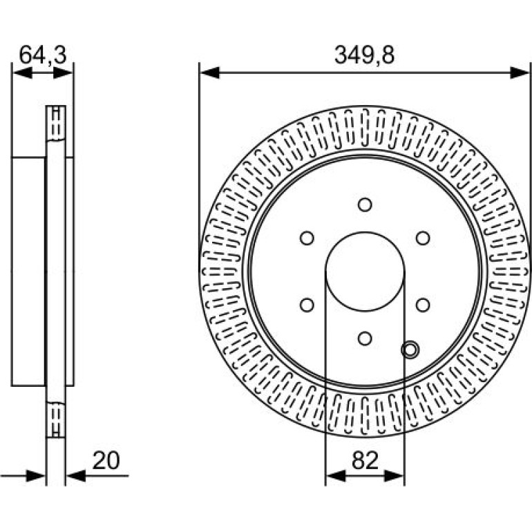Bremsscheibe 0 986 479 W46 Bremsscheibe 0 986 479 W46