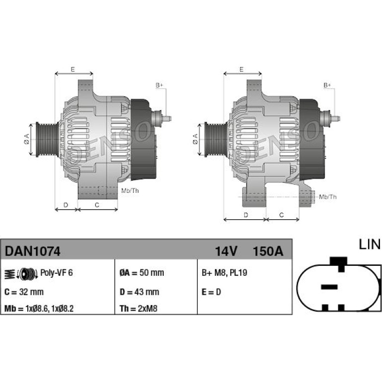 Generator DAN1074 Generator DAN1074