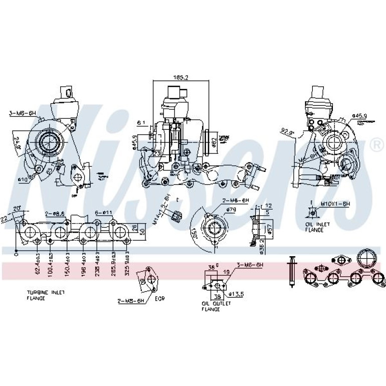 Nissens Turbolader 93079 Nissens Turbolader 93079