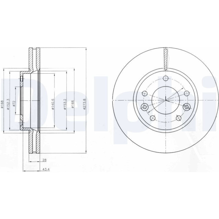Bremsscheibe BG4261 Bremsscheibe BG4261