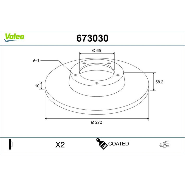 Bremsscheibe 673030 Bremsscheibe 673030