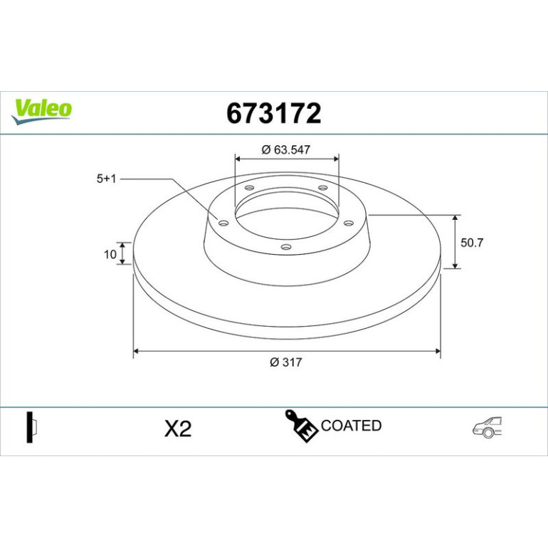 Bremsscheibe 673172 Bremsscheibe 673172