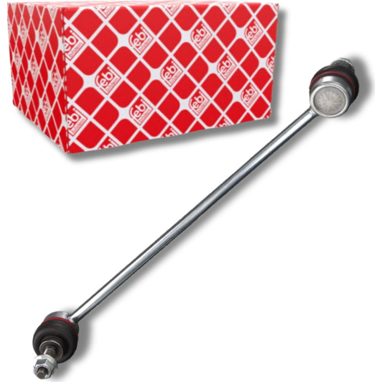 FEBI BILSTEIN 45219 Koppelstange Vorderachse 310mm, M10 x 1,5 , mit Muttern, Metall FEBI BILSTEIN 45219 Koppelstange Vorderachse 310mm, M10 x 1,5 , mit Muttern, Metall