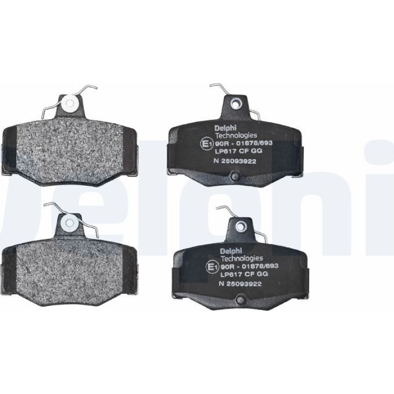 Bremsbelagsatz, Scheibenbremse LP617 Bremsbelagsatz, Scheibenbremse LP617