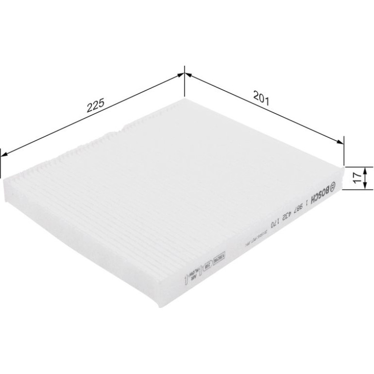 BOSCH 1 987 432 170 Innenraumfilter FILTER+ BOSCH 1 987 432 170 Innenraumfilter FILTER+