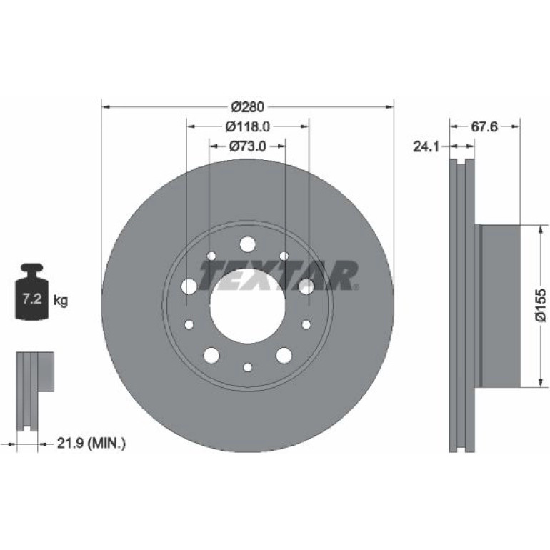 Bremsscheibe 92275105