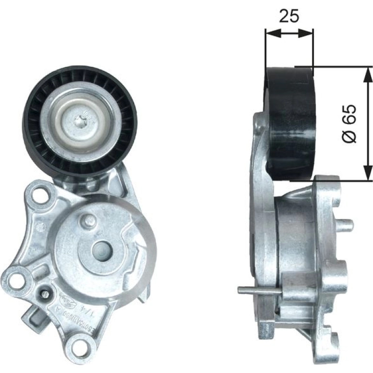 Spannrolle, Keilrippenriemen T39378 Spannrolle, Keilrippenriemen T39378